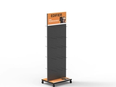 কাস্টমাইজযোগ্য মোবাইল ফোন আনুষাঙ্গিক ধাতু রোলিং প্রদর্শন র্যাক দোকান এবং শপিং সেন্টার জন্য উপযুক্ত